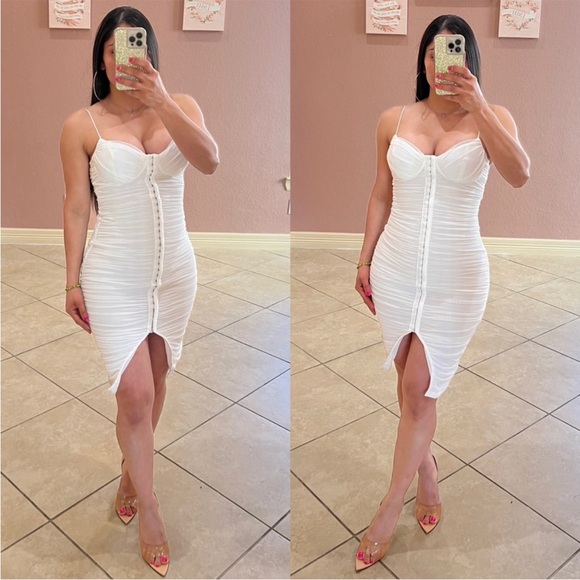 SUSANA Mesh Bodycon Dress - Picture 3 of 5